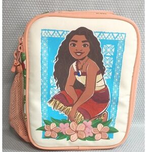 Disney Princess Moana Insulated Lunch Box - Tote Bag w/ Bottle Holder